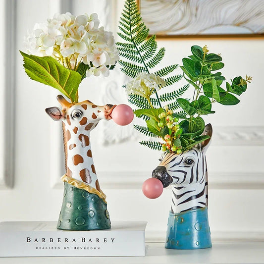 Bubble Buddy Animal Vase