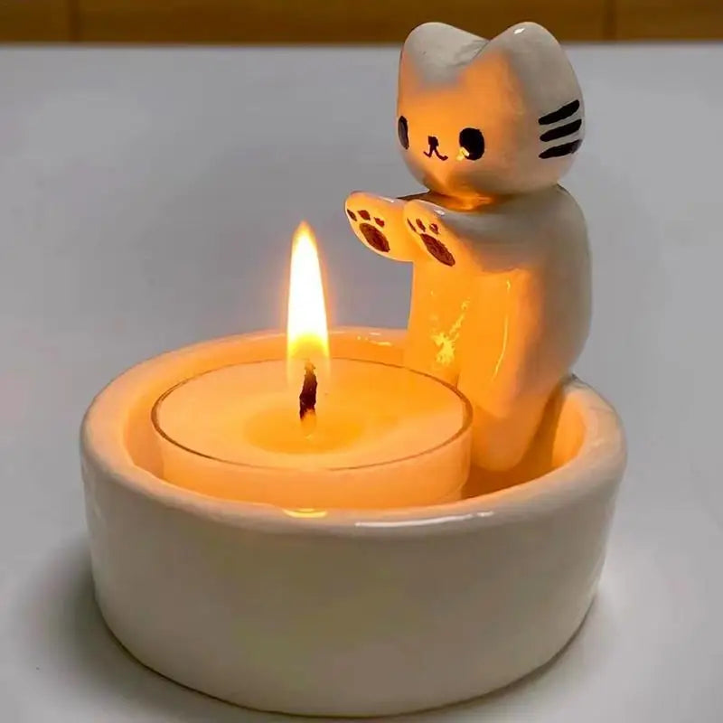 Cozy Cat Candle Warmer